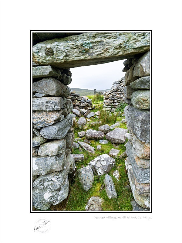 01 9x12 2021-454C Deserted Village achill Island Co Mayo - Mayo