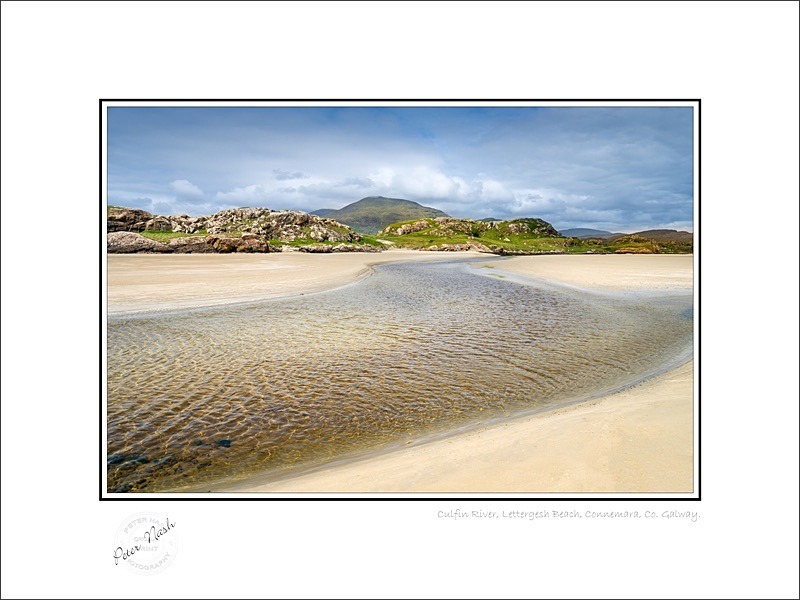 01 9x12 2021-539C Culfin river Lettergesh Beach Connemara Co Galway - Galway