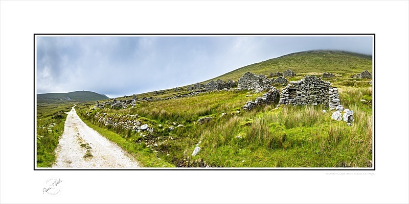 03 12x24 2021-500CP Deserted Village Achill Island Co Mayo - Mayo