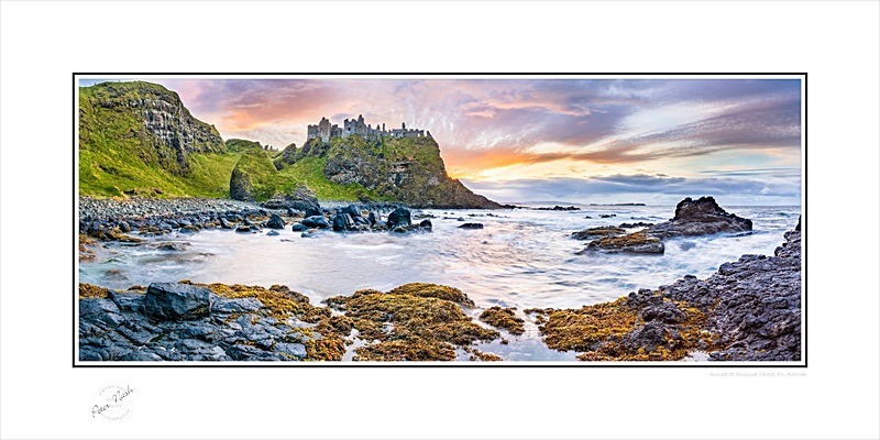 03 12x24 2024-311CP Sunset at Dunluce Castle Co Antrim - Co. Antrim
