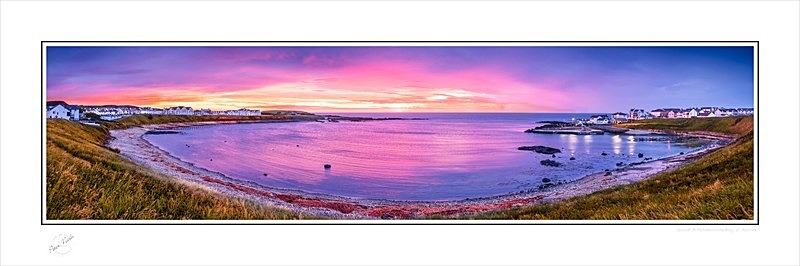2020-207CP Sunset at Portballintrae Bay Co Antrim - Co. Antrim