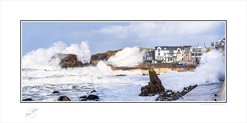 2022-005CP Storm Waves at Portstewart Harbour - Co. Derry/Londonderry