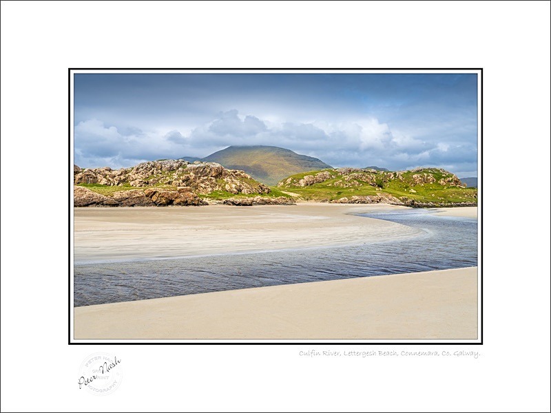 01 9x12 2021-541C Culfin river Lettergesh Beach Connemara Co Galway - Galway