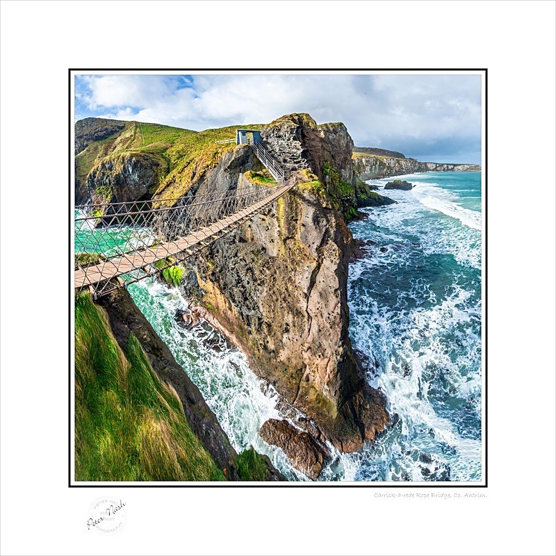 2013-197CS Carrick-a-rede Rope Bridge Co Antrim - Square Format