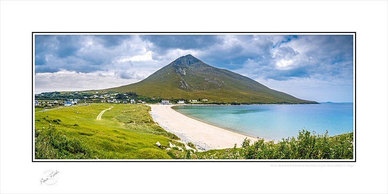 03 12x24 2021-313CP Silver Strand and Slievemore Mountian Dugort Achil - Mayo