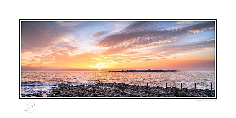 03 12x24 2021-319CP Sunset at Crab Island Co Clare - Clare