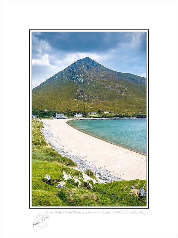 01 9x12 2021-314C Silver Strand and Slievemore Mountain Dugort Achill  - Mayo