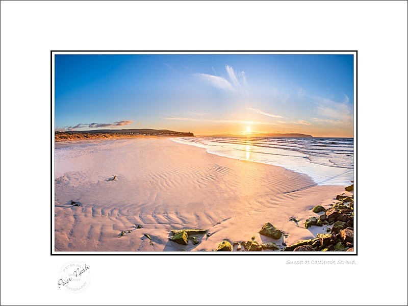 01 9x12 2024-119Cp Sunset at Castlerock Strand - Co. Derry/Londonderry