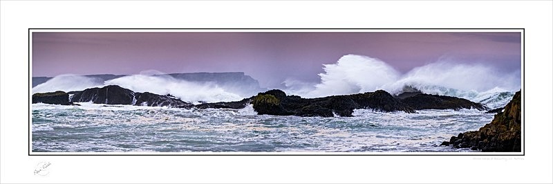 2020-275CP Storm waves at Ballintoy Co Antrim - Co. Antrim