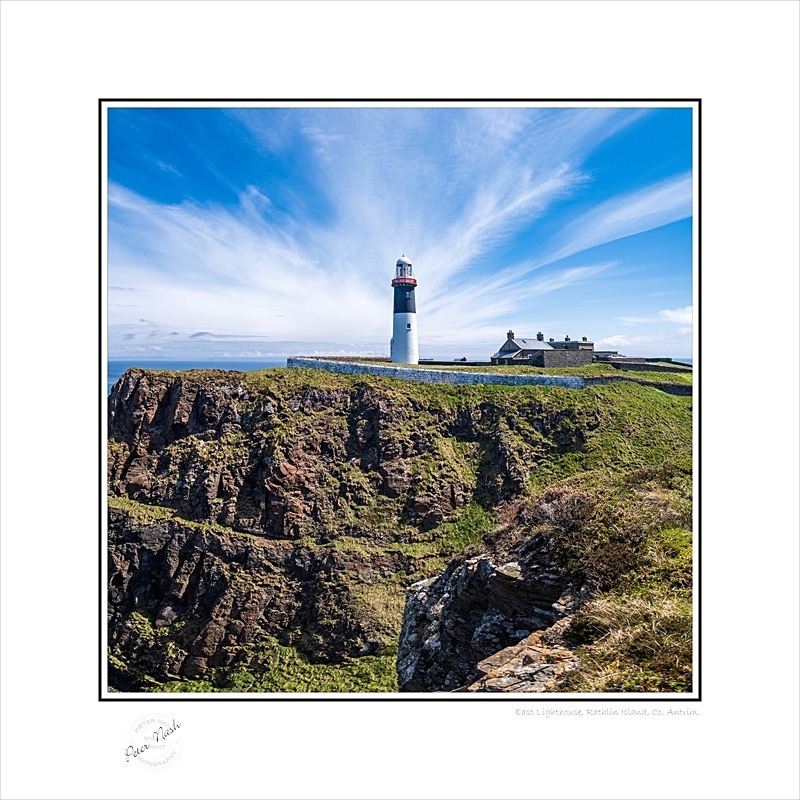 2021-126CS East Lighthouse Rathlin Island Co Antrim - Square Format