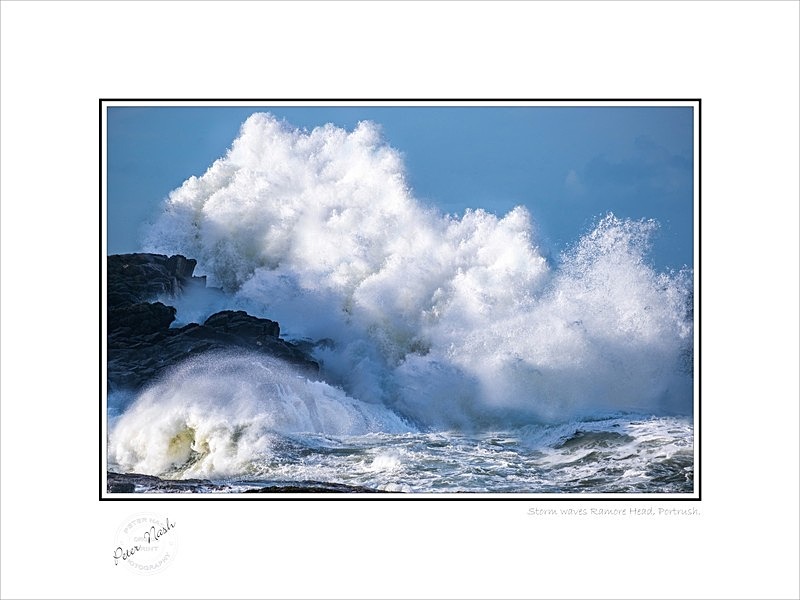 2020-404C Storm waves Ramore Head Portrush - Co. Antrim
