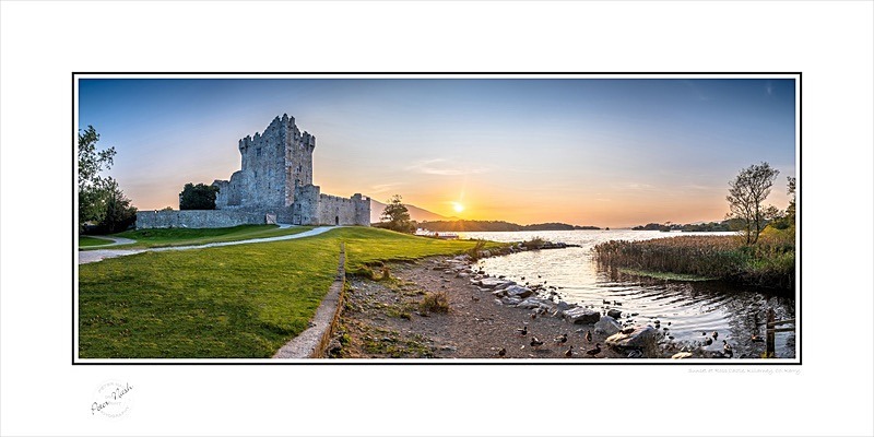 03 12x24 2020-526CP Sunset at Ross Castle Killarney Co kerry - Kerry