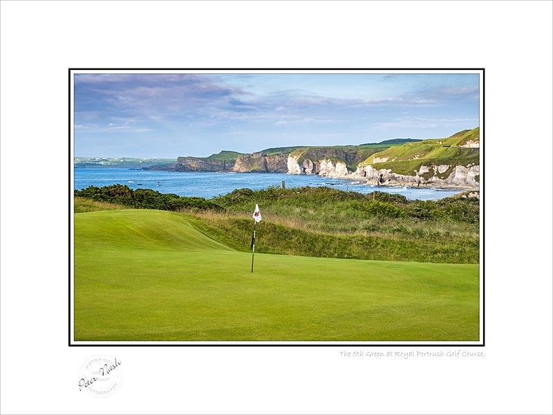 2019-523C The 5th Green at Royal Portrush Golf Course - Co. Antrim