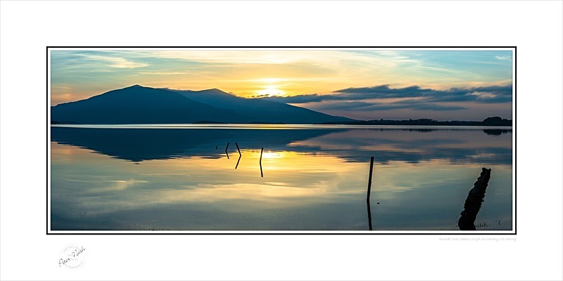 03 12x24 2022-427CP Sunset over Leane Lough Killarney Co Kerry - Kerry
