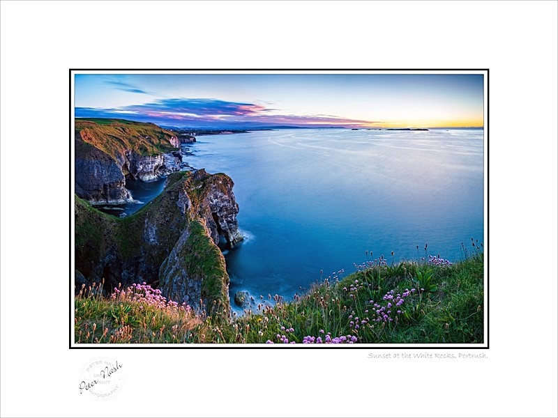 2019-378C Sunset at the White Rocks Portrush - Co. Antrim