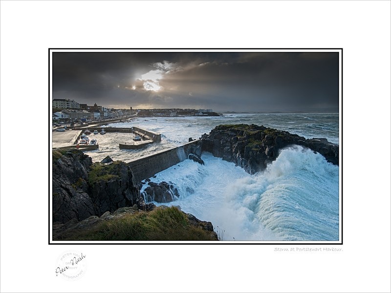 2013-056C Portstewart Harbour storm Promenade Dominican - Co. Derry/Londonderry