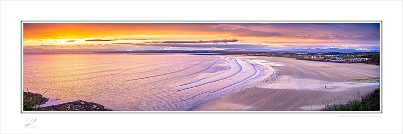 02 8x24 2021-611CP Sunset at Rossnowlagh Strand Co Donegal - Donegal