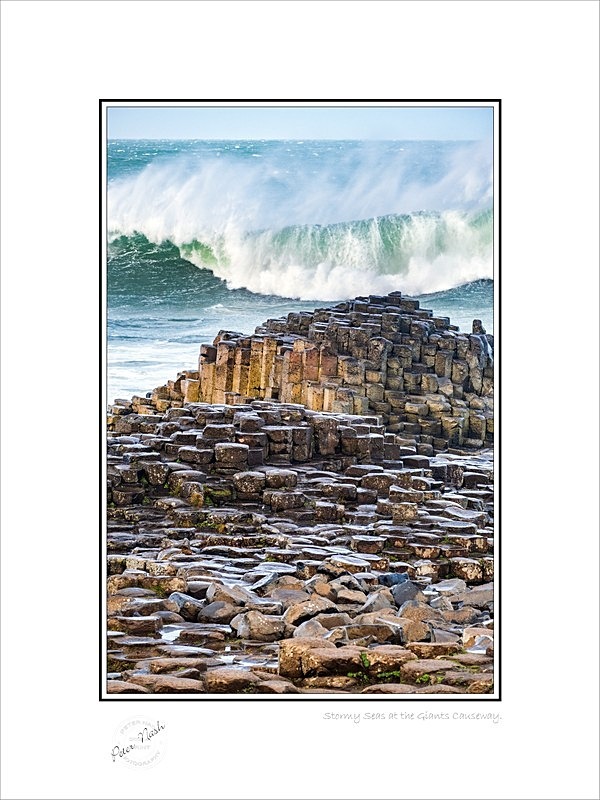 2020-015C Stormy Seas at the Giants Causeway - Co. Antrim