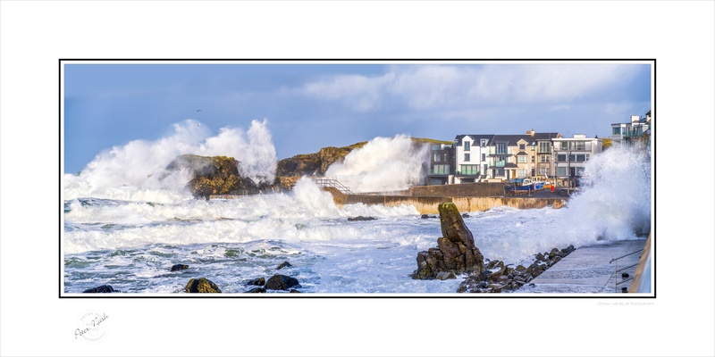 2022-005CP Storm Waves at Portstewart Harbour - Co. Derry/Londonderry
