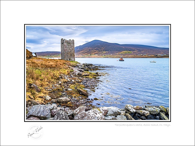 01 9x12 2022-037C The pirate queens castle Achill Island Co Mayo - Mayo