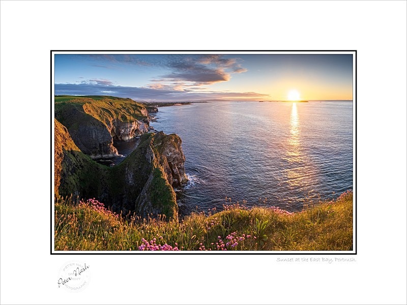 2019-373C Sunset at the East Bay Portrush - Co. Antrim