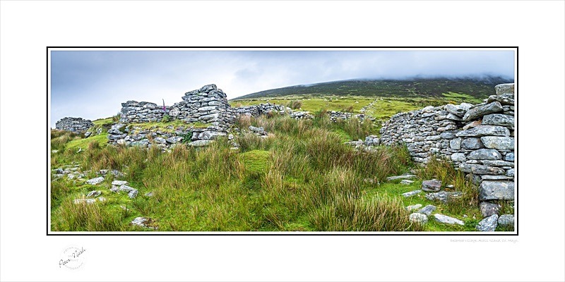 03 12x24 2021-452CP Deserted Village Achill Island Co Mayo - Mayo