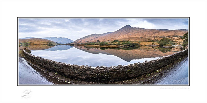 03 12x24 2022-064CP reflections on Killary Fjord Lenuan Co Galway - Galway
