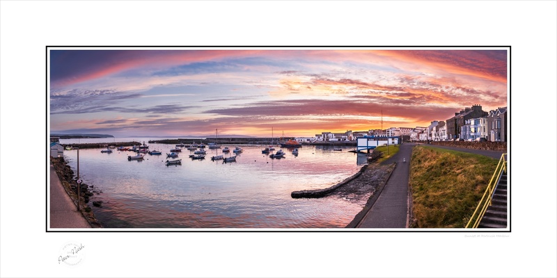 2020-218CP Sunset at Portrush Harbour - Co. Antrim