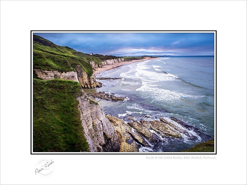 2020-390C Dusk at the White Rocks East Strand Portrush - Co. Antrim
