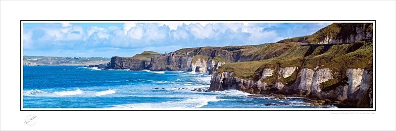 2019-278CP Dunluce Castle and the White Rocks Portrush - Co. Antrim