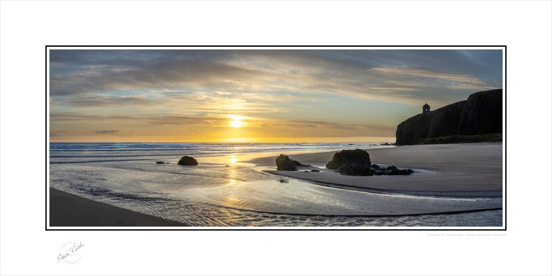 2011-013C Sunrise at Mussenden Temple Donwhill Strand - Co. Derry/Londonderry