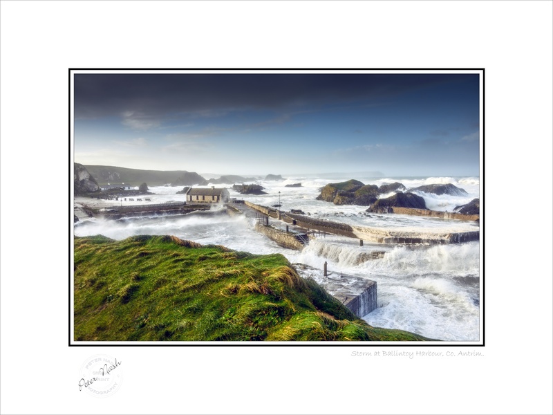 2014-108C Storm at Ballintoy Harbour - Co. Antrim