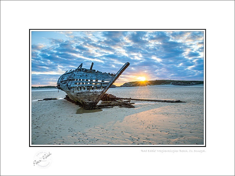 01 9x12 2022-116C Bad Eddie Magheraclogher Beach Co Donegal - Donegal