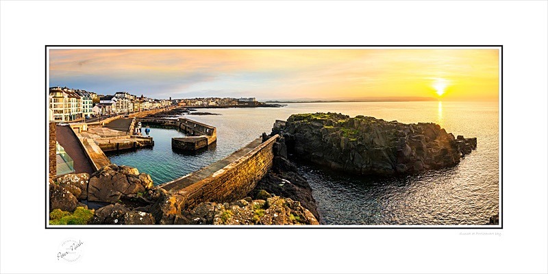 03 12x24 2025-183CP Sunset at Portstewart bay - Co. Derry/Londonderry