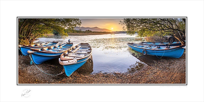 03 12x24 2020-516CP sunset on Leane Lough Killarney Co kerry - Kerry