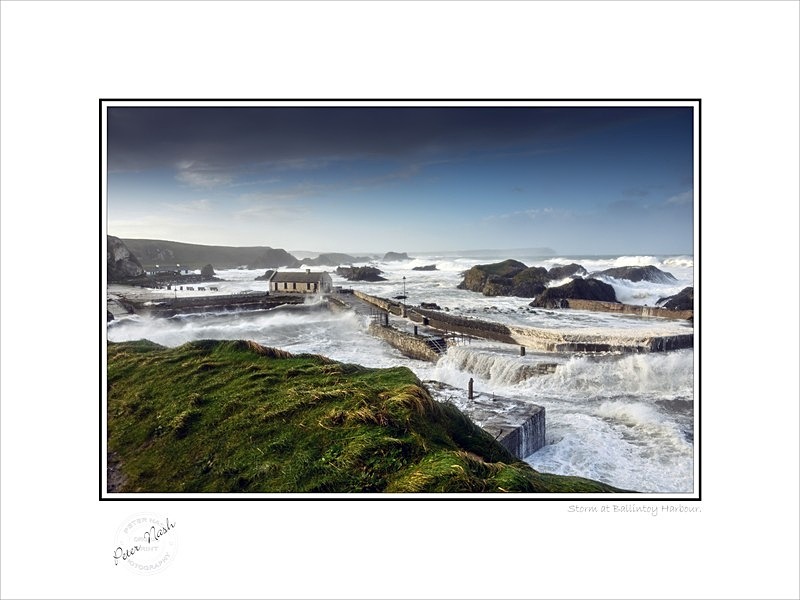 2014-108C Storm at Ballintoy Harbour - Co. Antrim