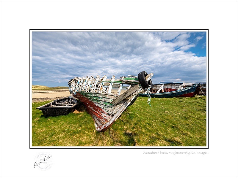 01 9x12 2022-149C Abandoned boats Magheraroarty Co Donegal - Donegal