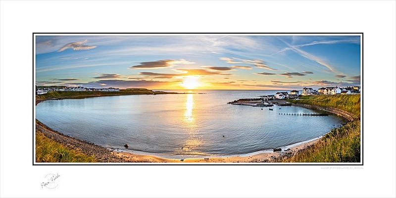 03 12x24 2022-173CP Sunset at Portballintrae Co Antrim - Co. Antrim