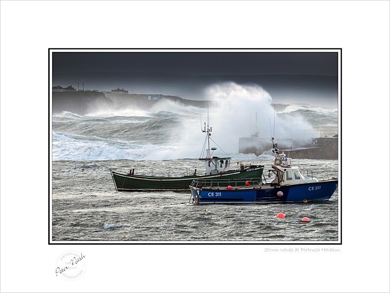 2011-082C Storm waves at Portrush Harbour - Co. Antrim