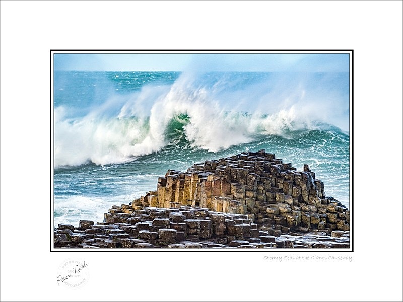 2020-014C Stormy Seas at the Giant Causeway - Co. Antrim