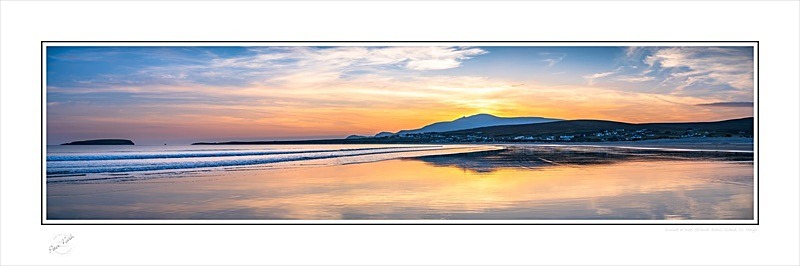 02 8x24 2021-318CP Sunset at Keel Strand Achill Island Co Mayo - Mayo