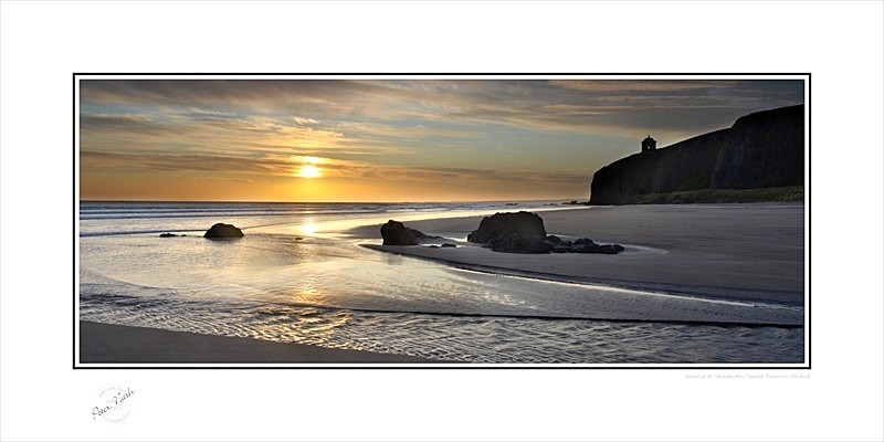 2011-013C Sunrise at Mussenden Temple Donwhill Strand - Co. Derry/Londonderry