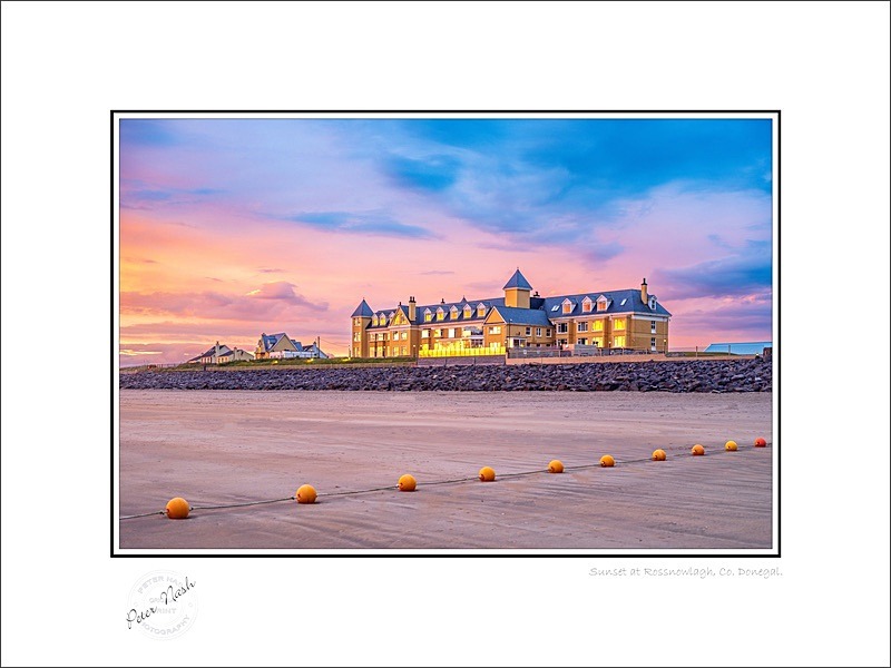 01 9x12 2021-613C Sunset at Rossnowlagh Co Donegal - Donegal