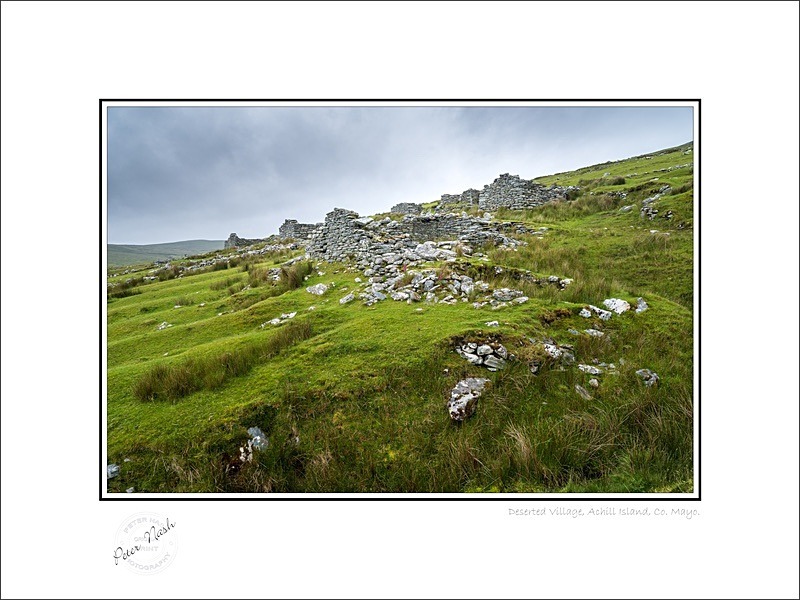 01 9x12 2021-467C Deserted Village Achill Island Co Mayo - Mayo