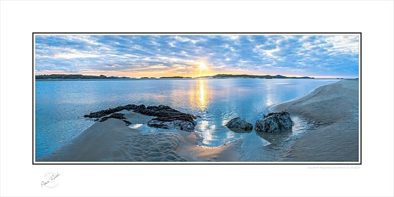 03 12x24 2022-115CP Sunset at Magheraclogher Beach Co Donegal - Donegal