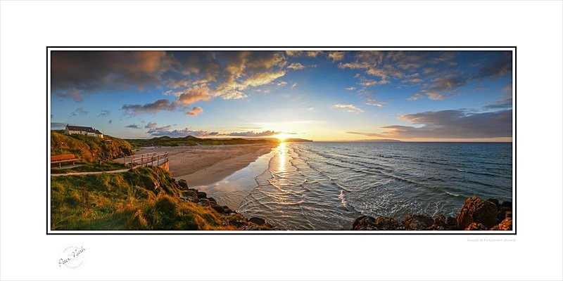 2013-057CP Sunset at Portstewart Strand - Co. Derry/Londonderry