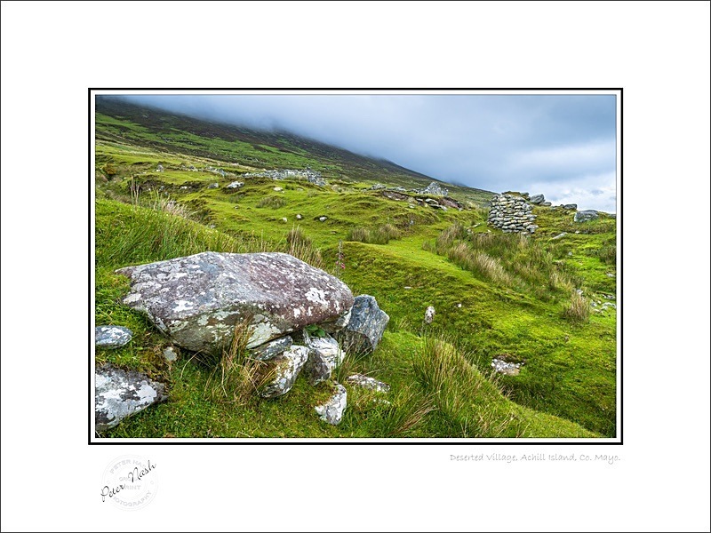 01 9x12 2021-443C Deserted Village Achill Island Co Mayo - Mayo