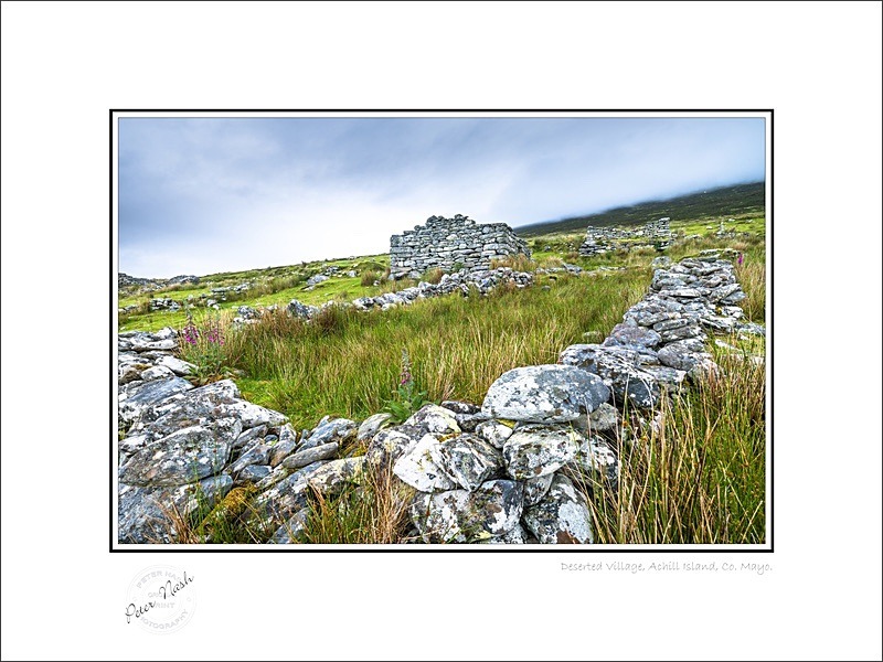 01 9x12 2021-445C Deserted Village Achill Island Co Mayo - Mayo