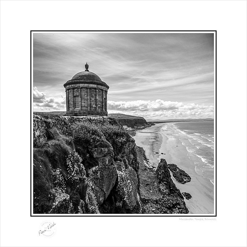 2014-076BS Mussenden Temple Downhill - Square Format