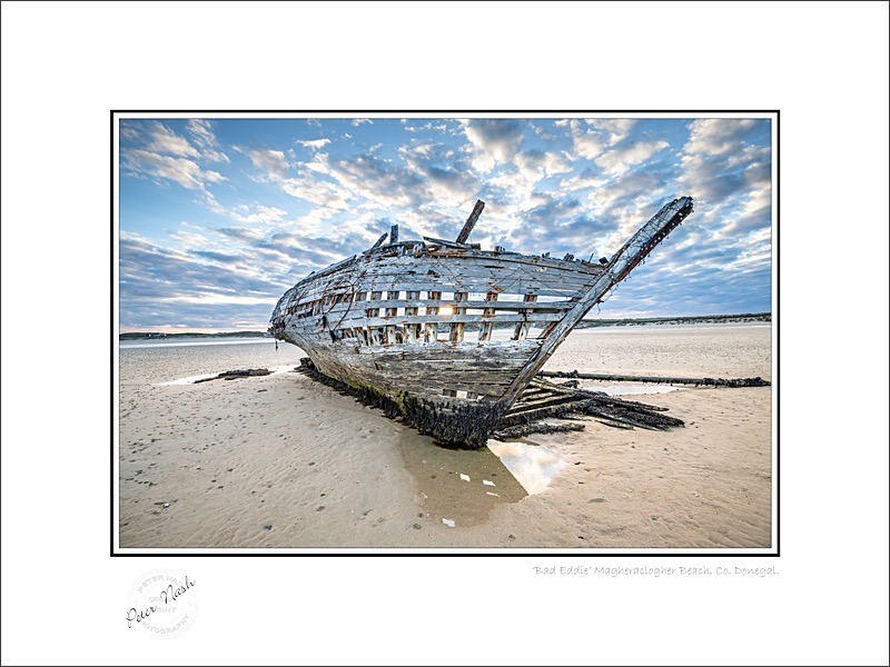 01 9x12 2022-111C Bad Eddie Magheraclogher Beach Co Donegal - Donegal